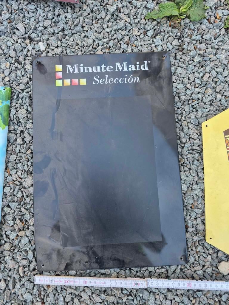 Minute Maid Selección metalen reclamebord, Verzamelen, Merken en Reclamevoorwerpen, Ophalen, Zo goed als nieuw, Reclamebord