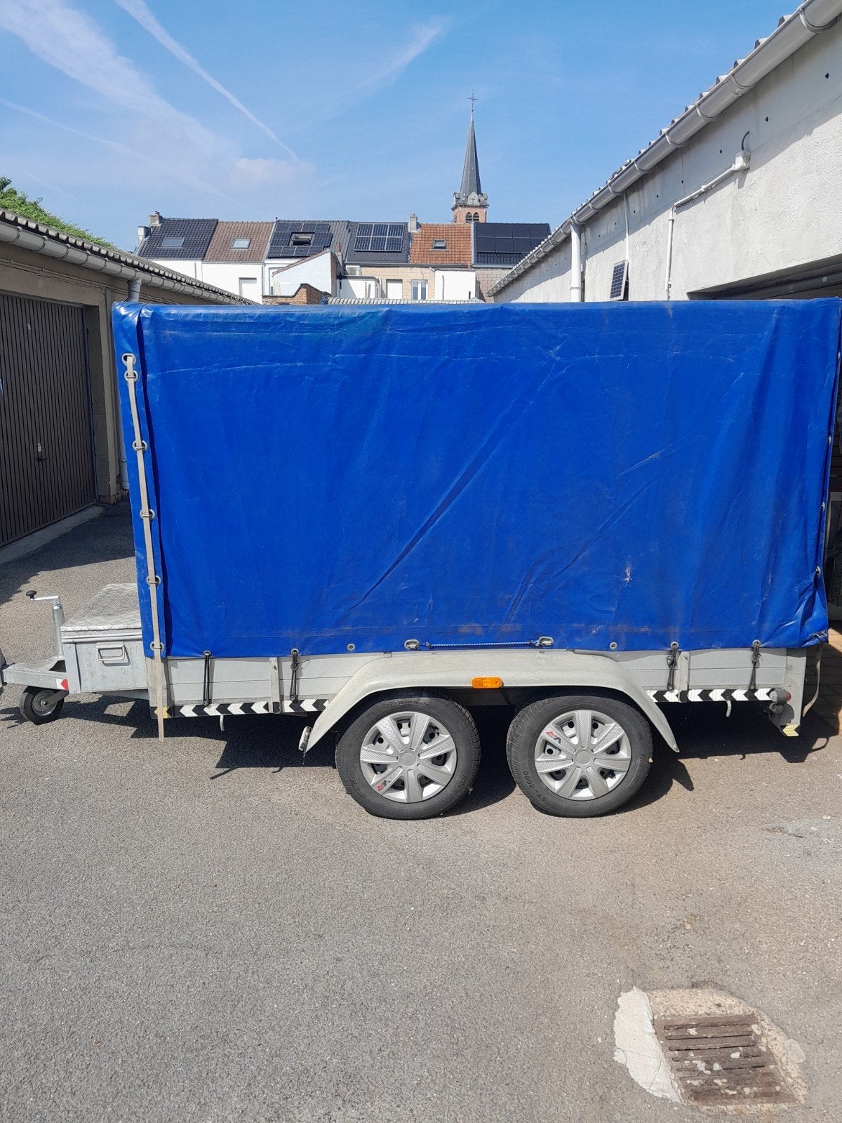 aluminium aanhanger 750kg, Auto diversen, Aanhangers en Bagagewagens, Ophalen