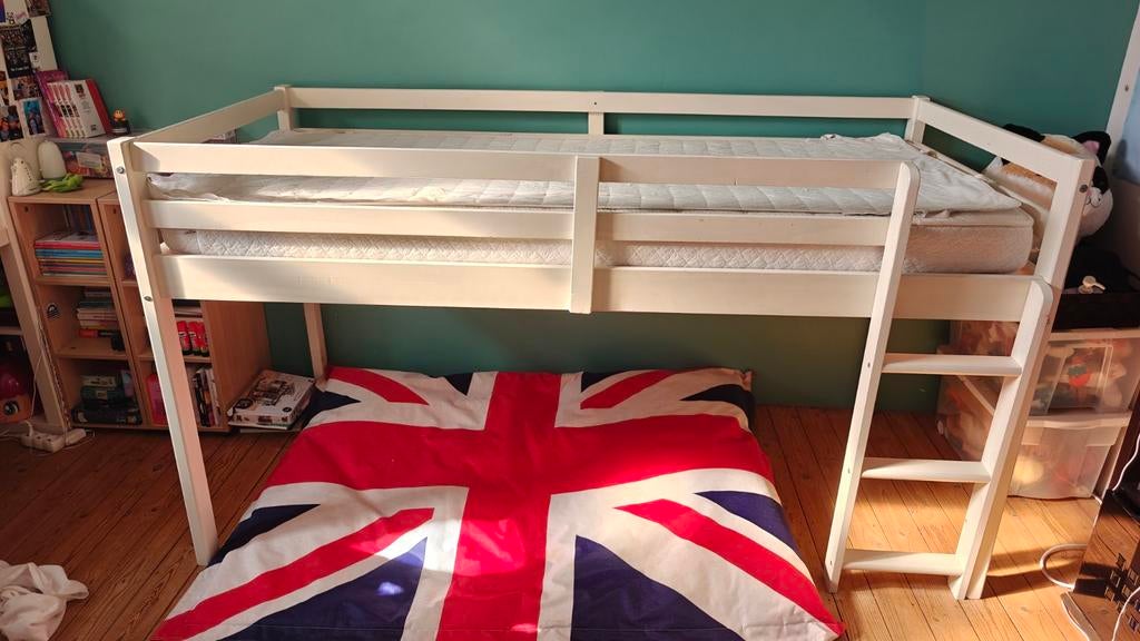 Lit ado 207,5 x 99 - matelas 90*200, Enfants & Bébés, Chambre d'enfant | Lits, Enlèvement, Matelas