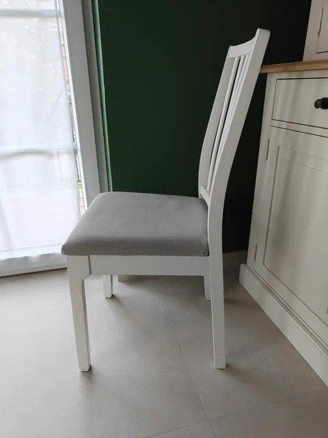 6 chaises Ikea modèle Näsinge, Huis en Inrichting, Ophalen, Hout, Gebruikt, Wit