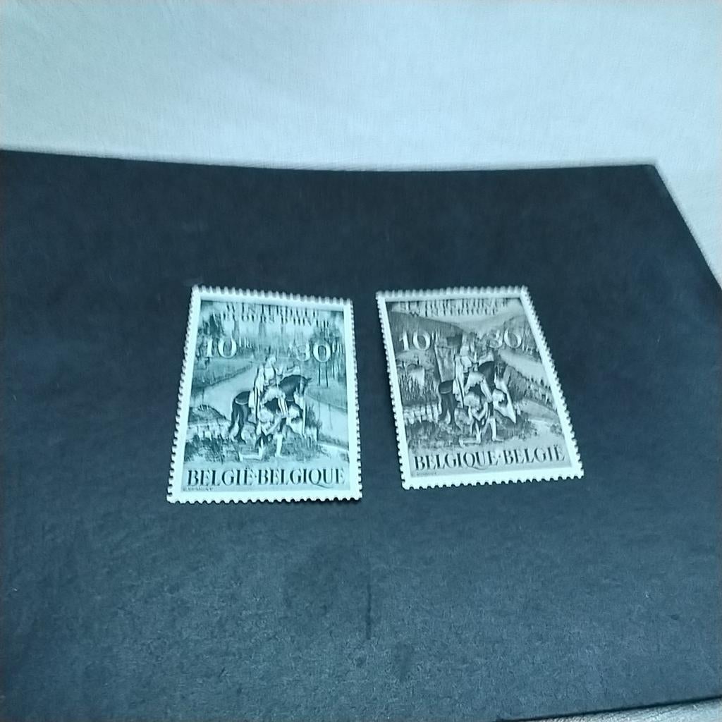 BELGIE 639/640 scharnier cote 3,20 €, Ophalen of Verzenden