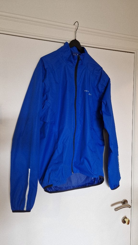 Fietsregenvest lange mouwen Van Rysel maat L indigoblauw, Vêtements d'extérieur, Enlèvement ou Envoi, Comme neuf, Decathlon
