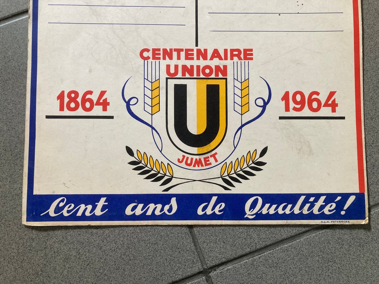 Prijslijst bieren Union Jumet 1964, Ophalen of Verzenden