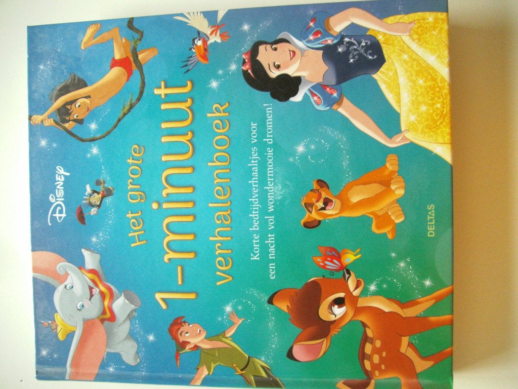 Het grote 1-minuut Verhalenboek/Disney, Garçon ou Fille, Enlèvement ou Envoi, Comme neuf, Contes (de fées)