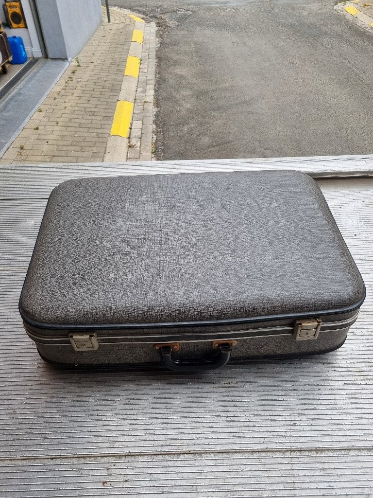Retro / vintage bagage koffer, Handtassen en Accessoires, Koffers, 60 tot 70 cm, Overige materialen, Gebruikt, 45 tot 55 cm