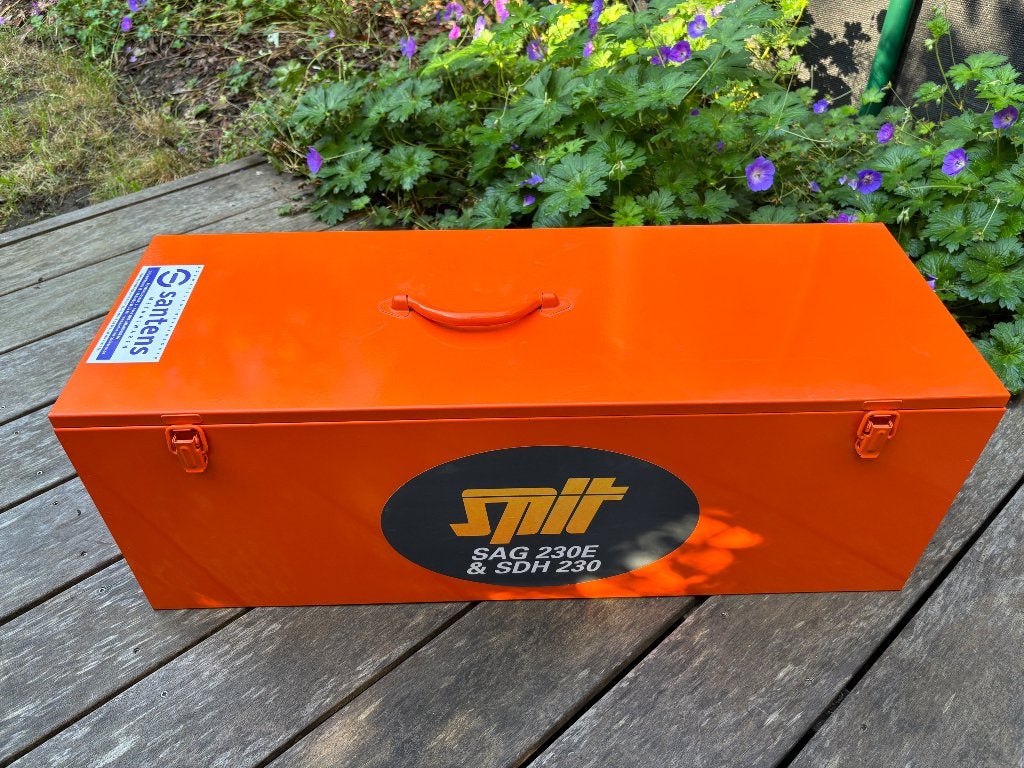 SPIT SAG & SDH 230E 2400W + stofkap + stevige metalen koffer, Doe-het-zelf en Bouw, Ophalen, Zo goed als nieuw, 1000 watt of meer