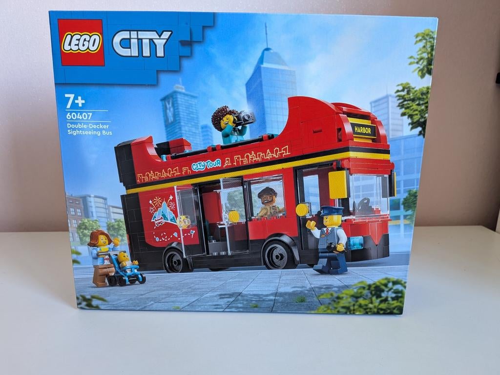 Lego city bus, dubbeldekker, Ophalen, Lego, City