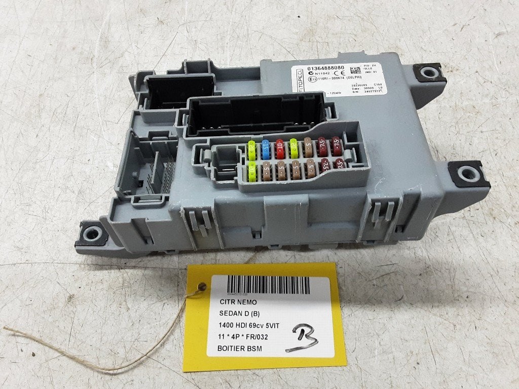 ZEKERINGKAST Citroën Nemo (AA) (01-2008/-) (0136488080), Auto-onderdelen, Gebruikt, Citroën, Kontakt-citroen@citroen.com, Citroën Deutschland GmbH
