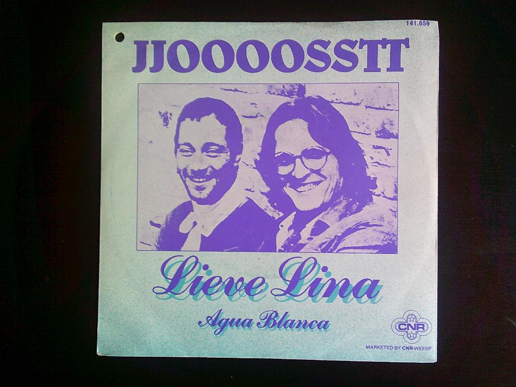 jjoooosstt - lieve lina / agua blanco  ( 1980 ), CD & DVD, Vinyles | Néerlandophone, Enlèvement ou Envoi, 7 inch, 1980 - 1989