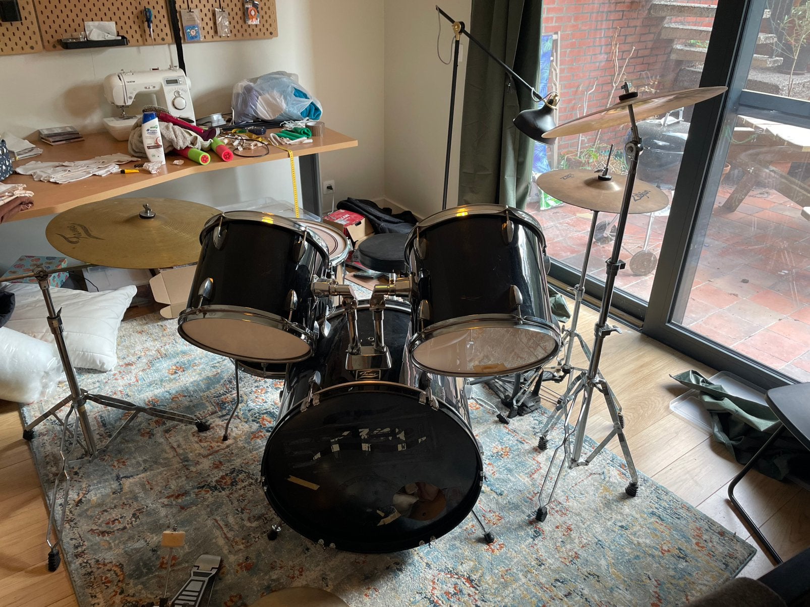 Drumstel voor beginners, Musique & Instruments, Batteries & Percussions, Enlèvement, Utilisé, Autres marques