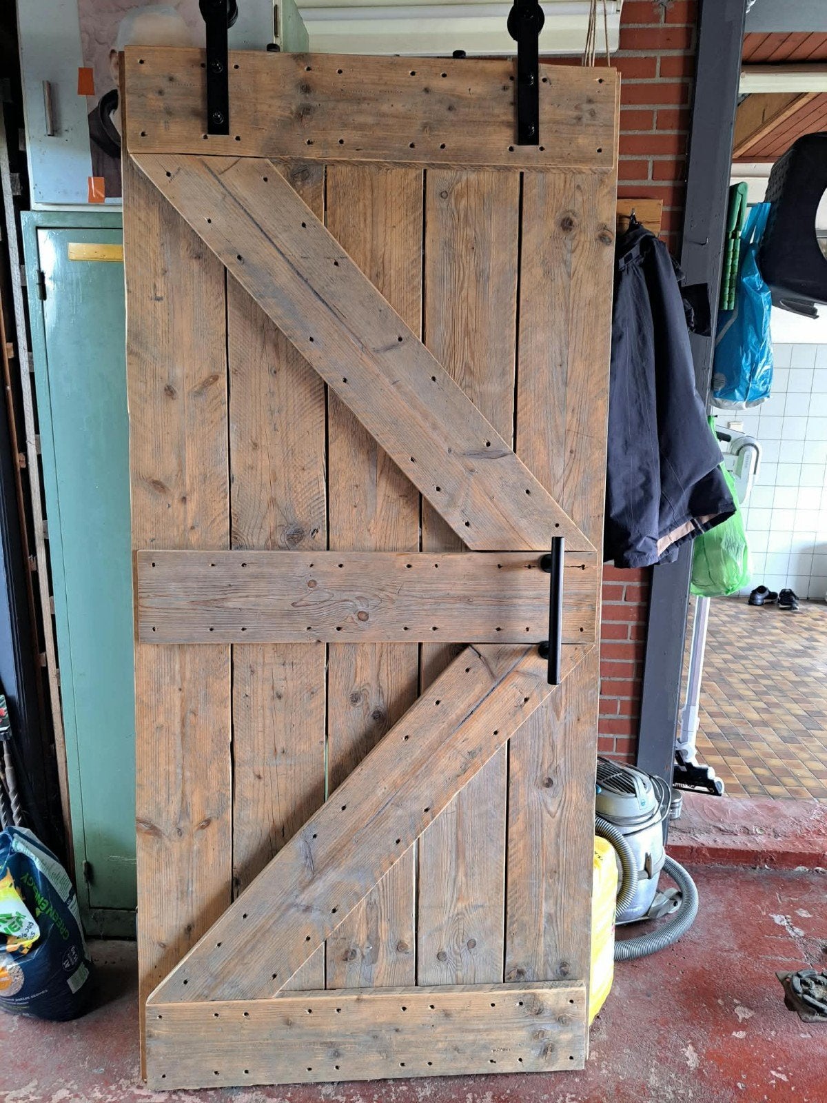 schuifdeur teak, Doe-het-zelf en Bouw, Ophalen, Schuifdeur