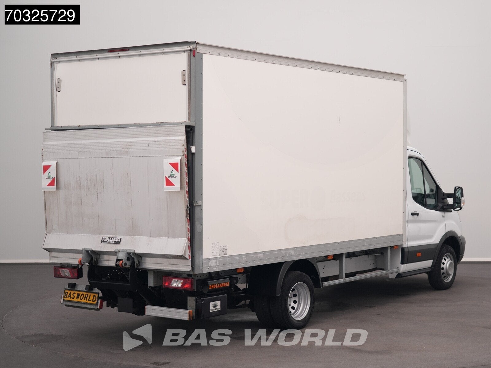Ford Transit 170pk Laadklep Dubbellucht 170PK Bakwagen Airco, Auto's, Stof, Euro 6, 4 cilinders, Multifunctioneel stuurwiel