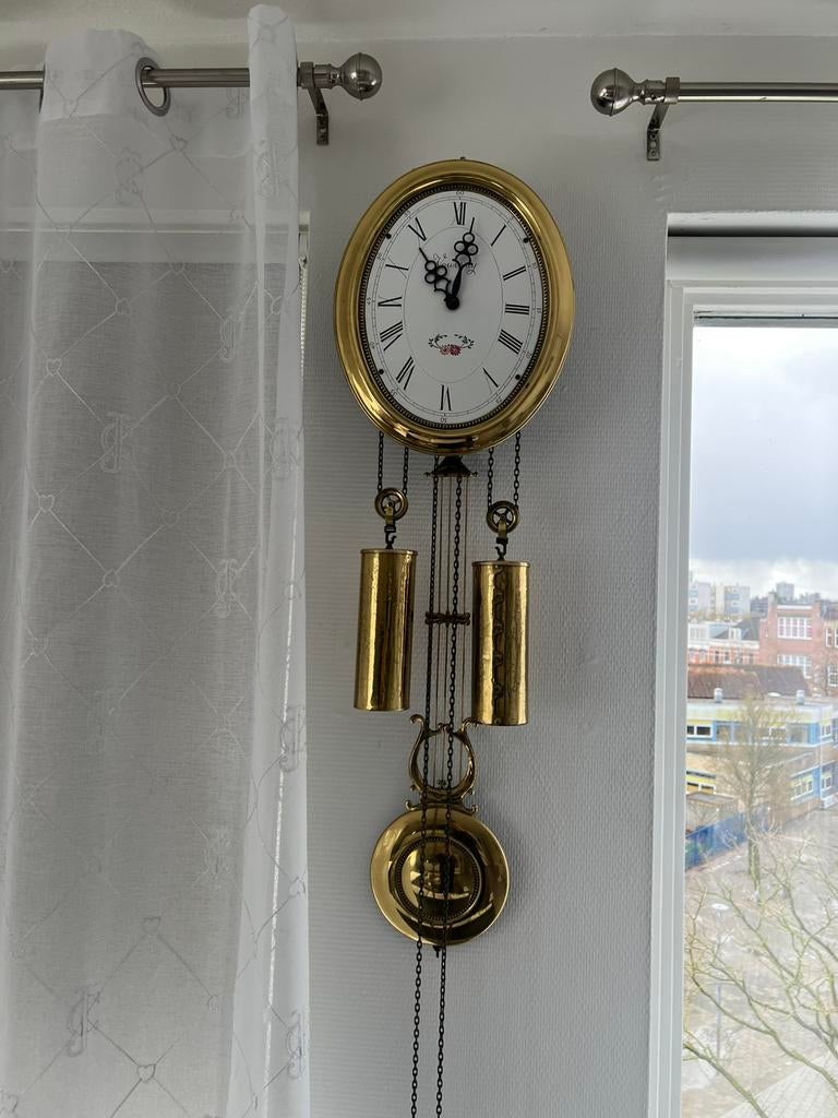 Ovale comtoise klok, Antiek en Kunst, Ophalen of Verzenden