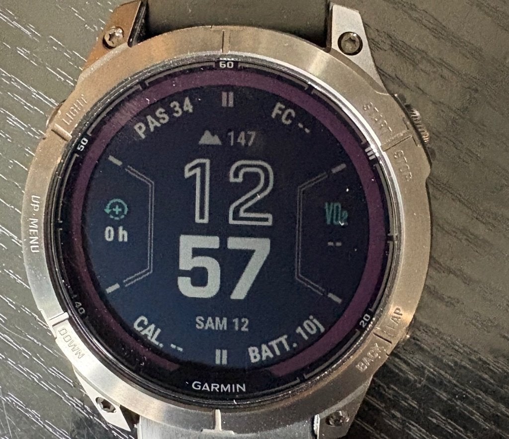 Garmin Fenix 7 Pro Sapphire Solar Titane, Handtassen en Accessoires, Overige materialen, Polshorloge, Overige materialen, Zo goed als nieuw