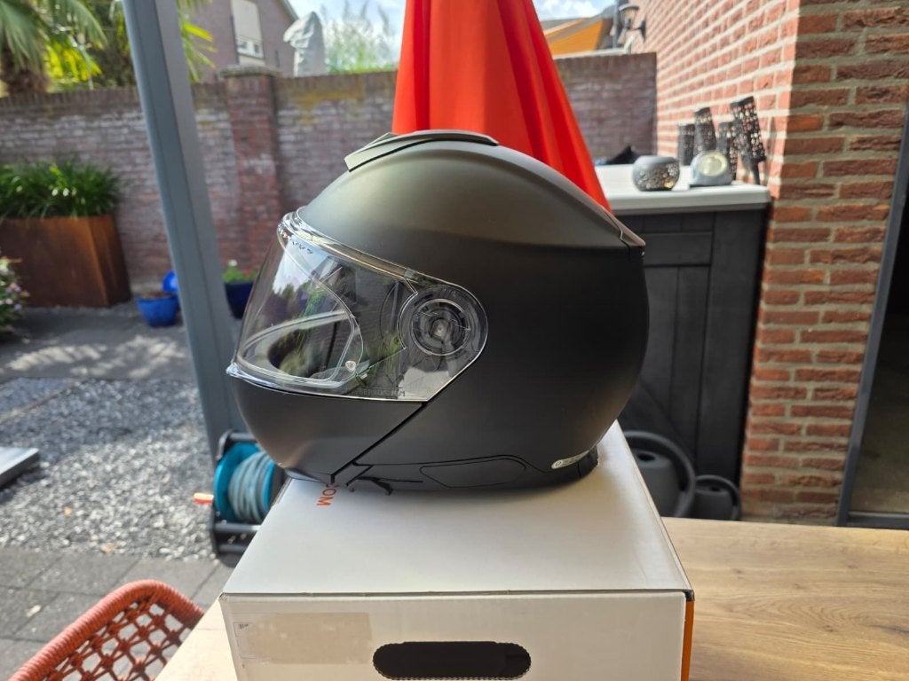 Schuberth C5 systeemhelm topstaat. Zeer stil. Maat S = 55/56, Overige merken, Systeemhelm, Ophalen of Verzenden, S