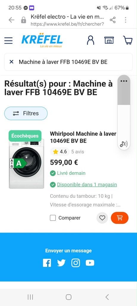 Machine à laver, Electroménager, Lave-linge, Enlèvement