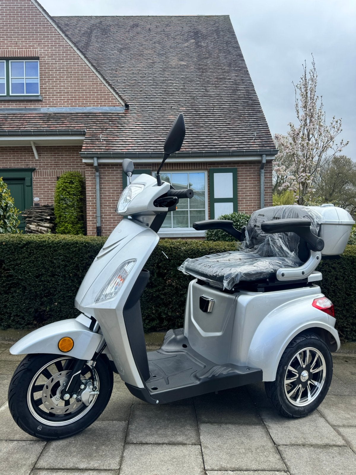 Voiturette électrique Comfigo 25 km/h Scootmobiel (nouveau), Enlèvement ou Envoi, Pliant, Comme neuf, Fauteuil roulant électrique