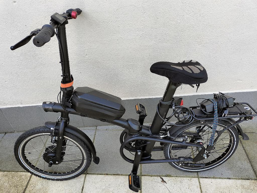 Vélo électrique pliable Btwin, Vélos & Vélomoteurs, Vélos électriques, Enlèvement, Comme neuf, Autres marques
