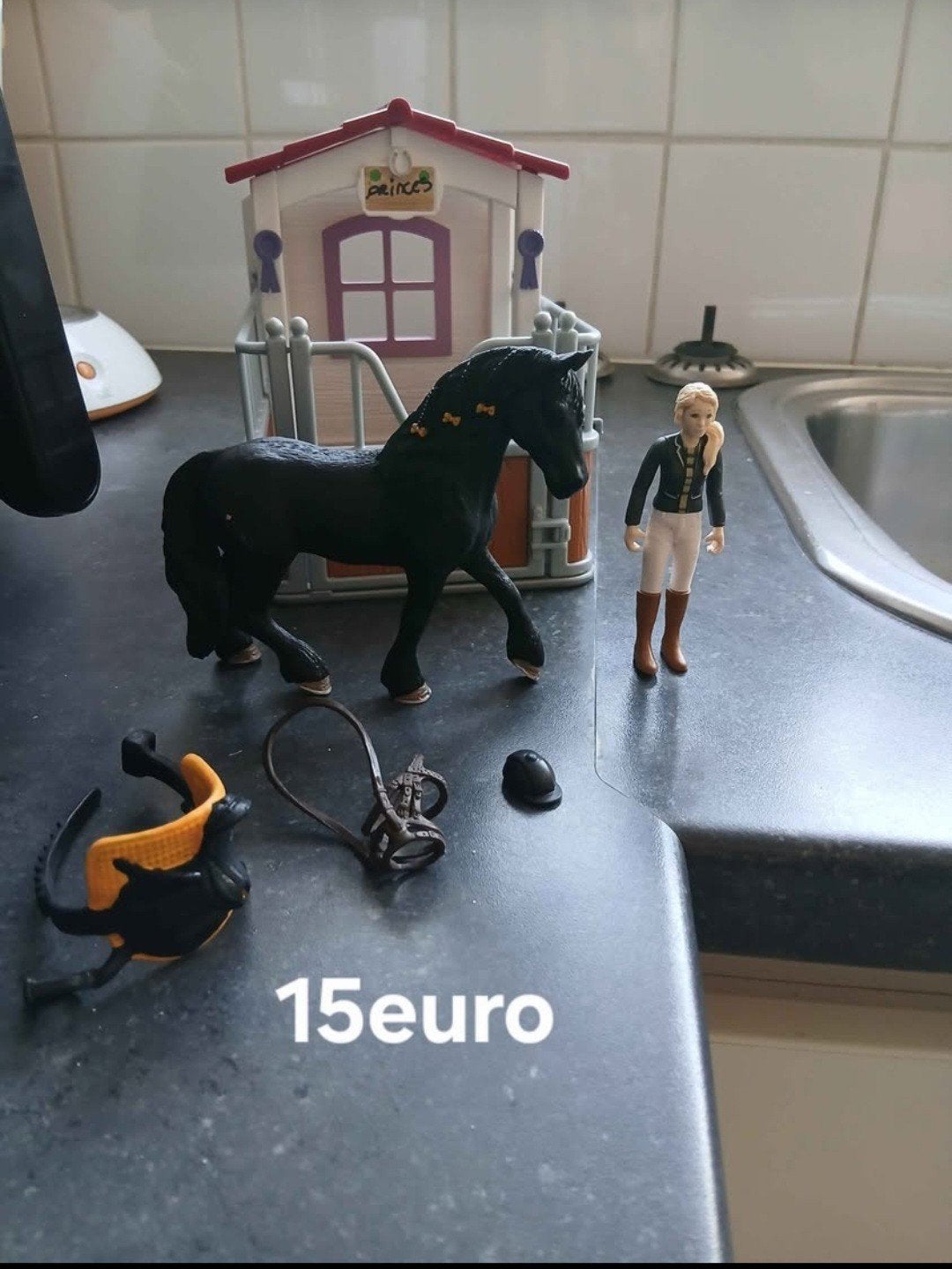 schleich paarden sets, Ophalen