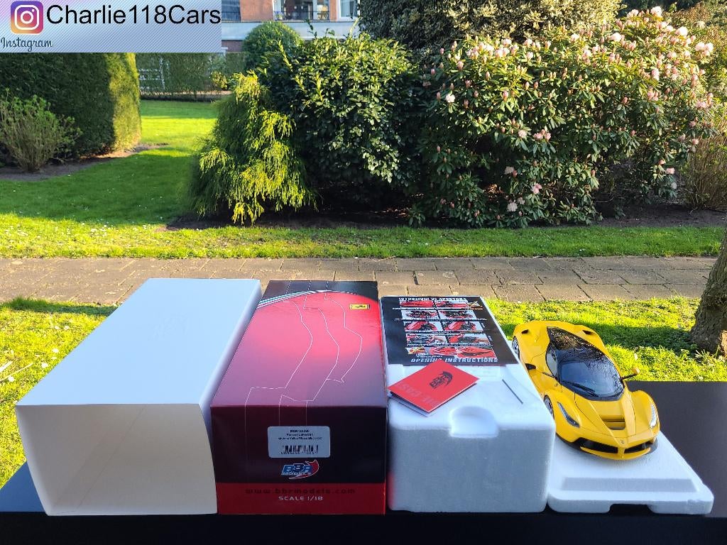 BBR 1/18 Ferrari LaFerrari – Giallo Modena, Enlèvement ou Envoi, Neuf