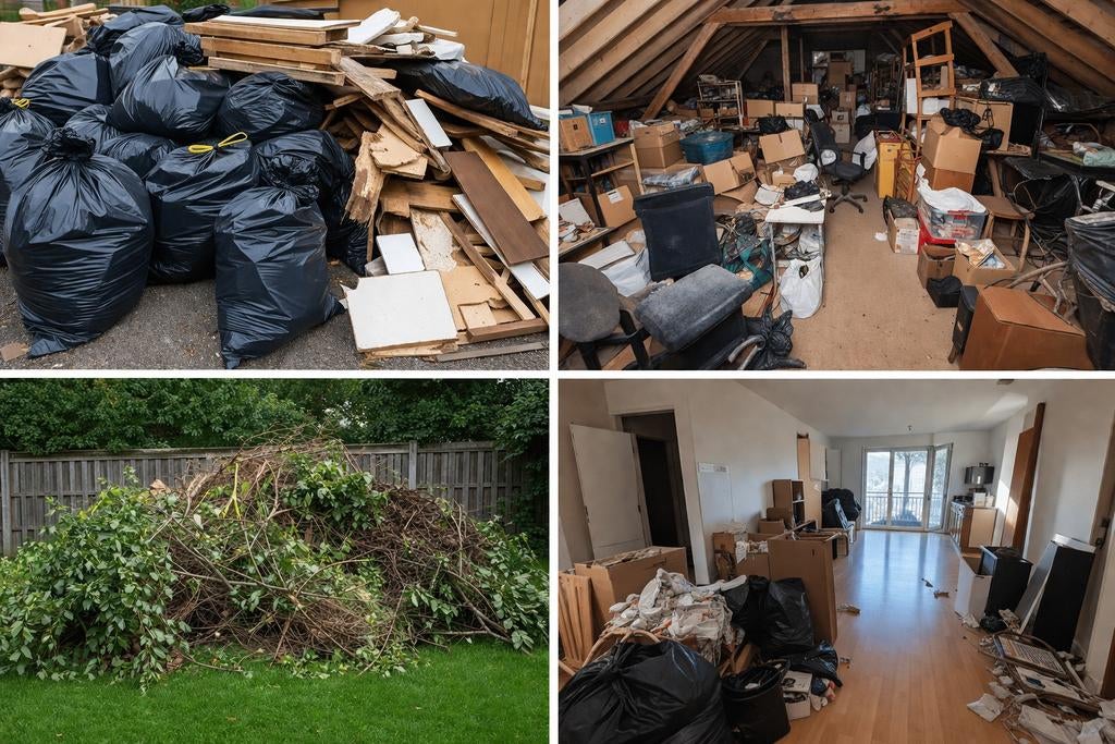 Opruim dienst, afvoeren rommel en inboedel