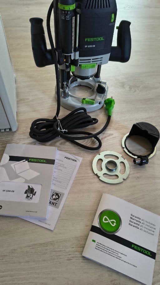 Festool OF 2200 EB-Plus – Systainer inbegrepen, Bricolage & Construction, Neuf, Électrique, Routeur, Enlèvement