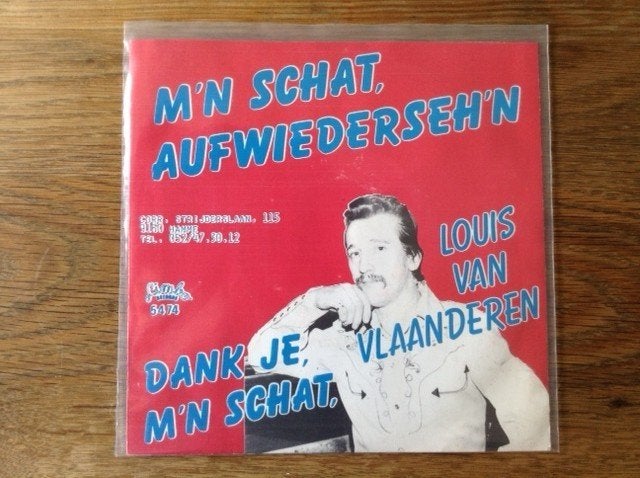 single louis van vlaanderen, 7 inch, Ophalen of Verzenden, Beschermende buitenhoes, Nederlandstalig