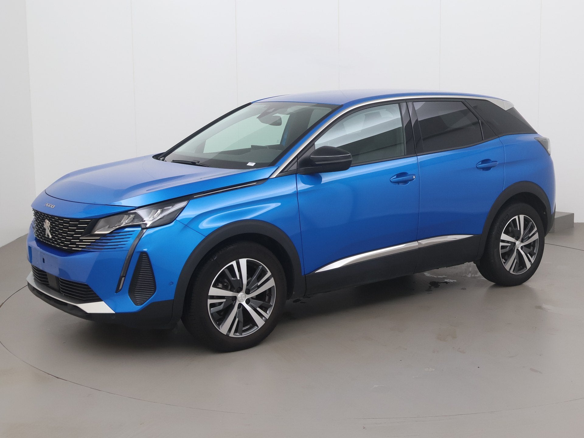 Peugeot 3008 3008 1.2 puretech allure 130 AT, Automaat, Blauw, Bedrijf, 5 deurs
