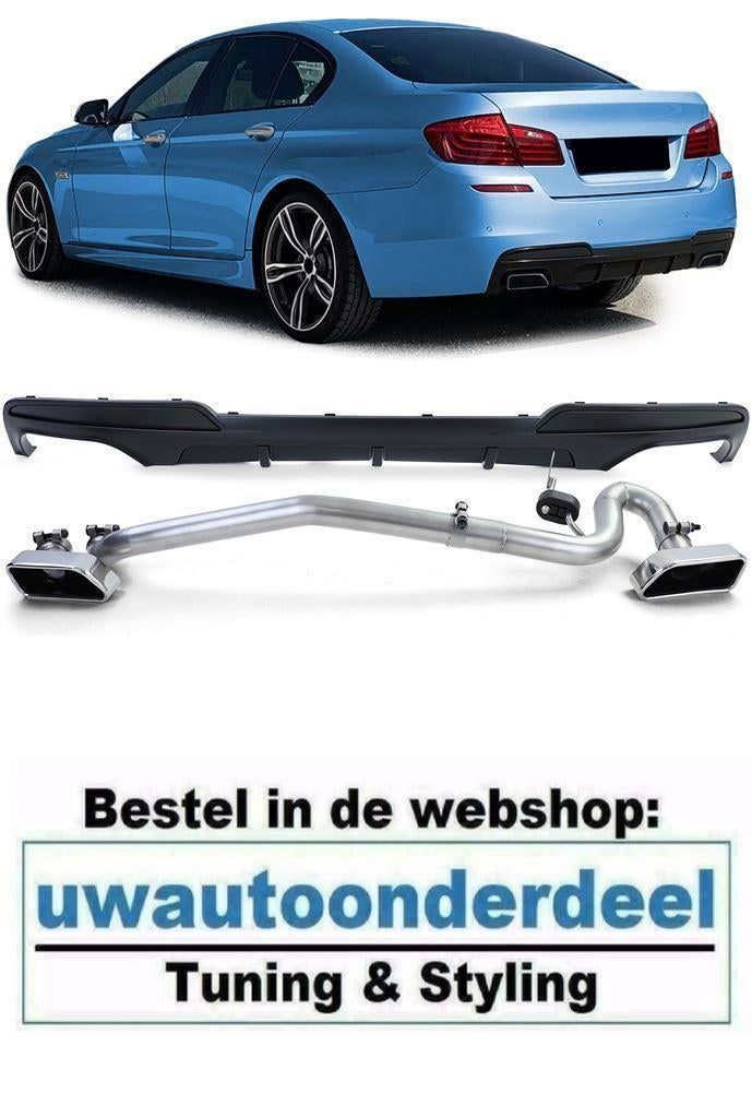 V8 Uitlaat Look Ombouw Set Diffuser Mat Zwart Voor Bmw 5 Ser, Autos : Divers, Tuning & Styling, Envoi