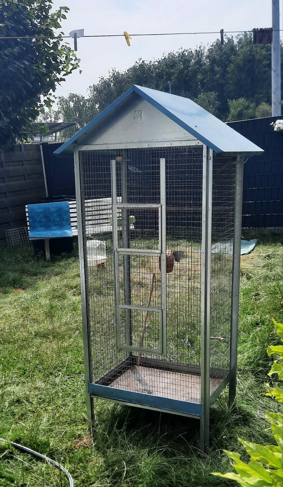Voillière, cage à oiseaux, perruches, canaris, 1m65 de haut,, Animaux & Accessoires, Oiseaux | Cages & Volières, Utilisé, Cage à oiseaux
