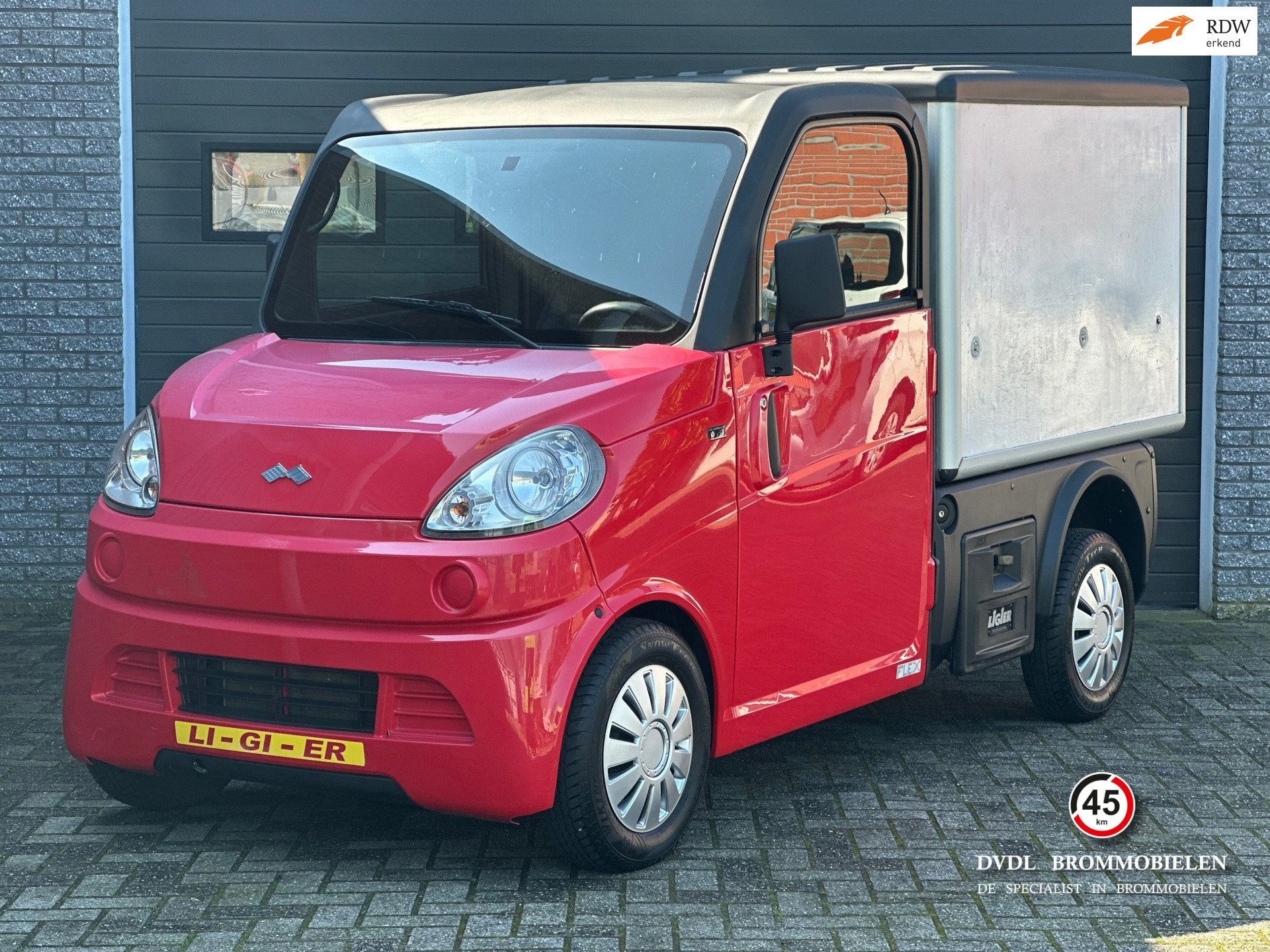 Ligier Flex Van Brommobiel 45km auto 2013 1eig Aixam D-Truck, Divers, Utilisé, Ligier