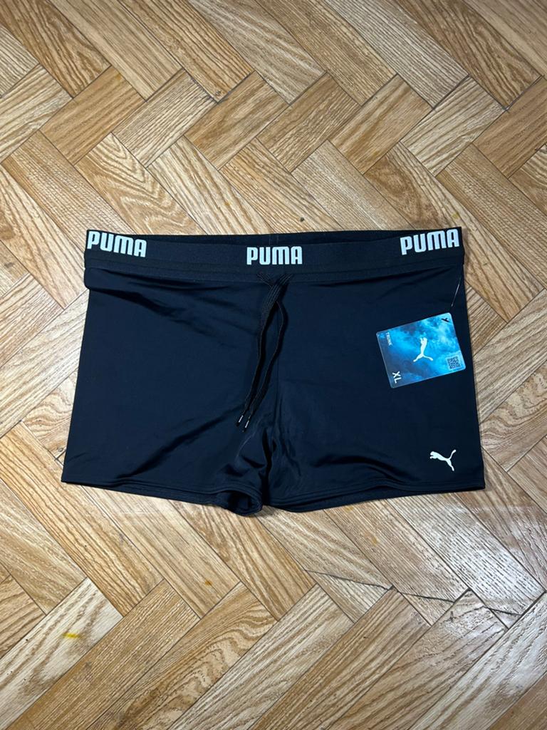 PUMA Boxerbadpak met logo - zwart - NIEUW (maat XL), Kleding | Heren, Ondergoed, Boxer, Zwart, Ophalen of Verzenden