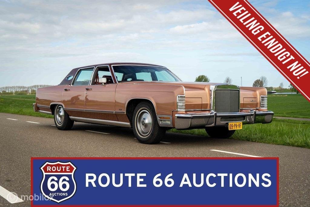 Lincoln Continental Town Car | 1979 | Route 66 Auctions, Autos, Achat, Entreprise, Boîte manuelle, Autre carrosserie