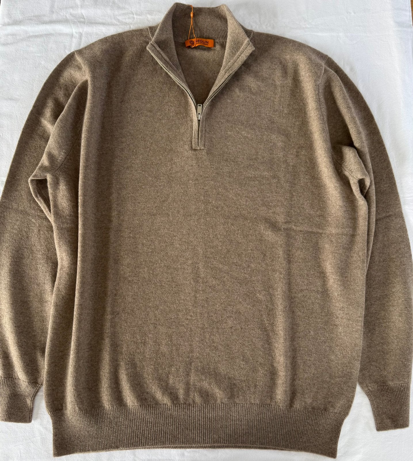 Men’s sweater made from 100% cashmere., Kleding | Heren, Truien en Vesten, Ophalen of Verzenden, Nieuw, Maat 56/58 (XL), Bruin