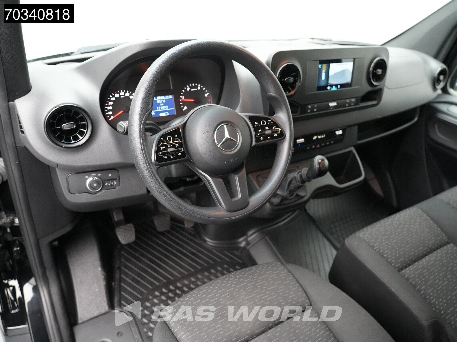 Mercedes Sprinter 315 CDI Passagiersbus L2H2 AC/Climate Navi, Auto's, Gebruikt, 4 cilinders, 2000 kg, Zwart
