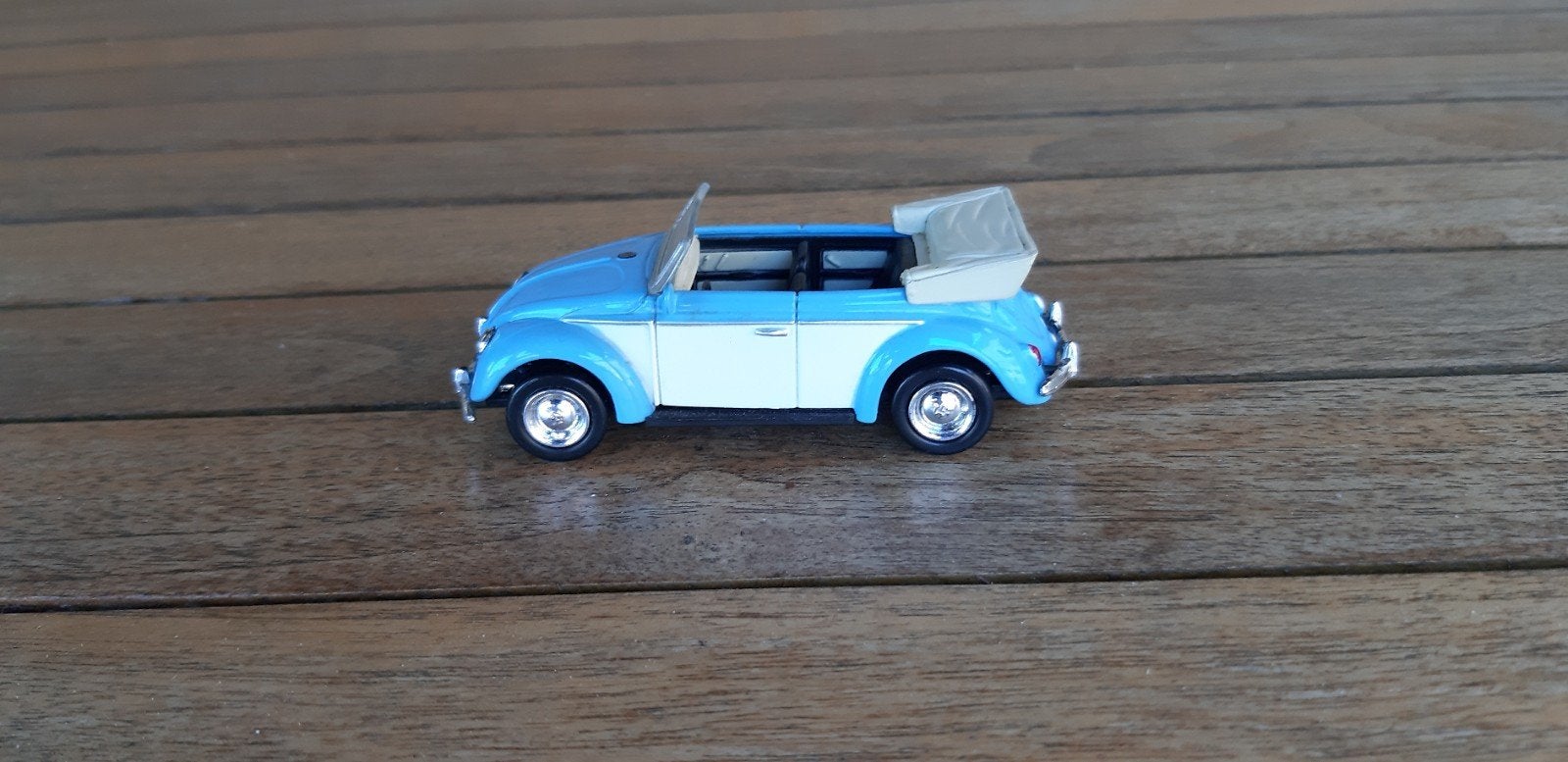 Volkswagen VW 1200 1951 1:43 bleu ciel, Enlèvement ou Envoi, Comme neuf, Voiture