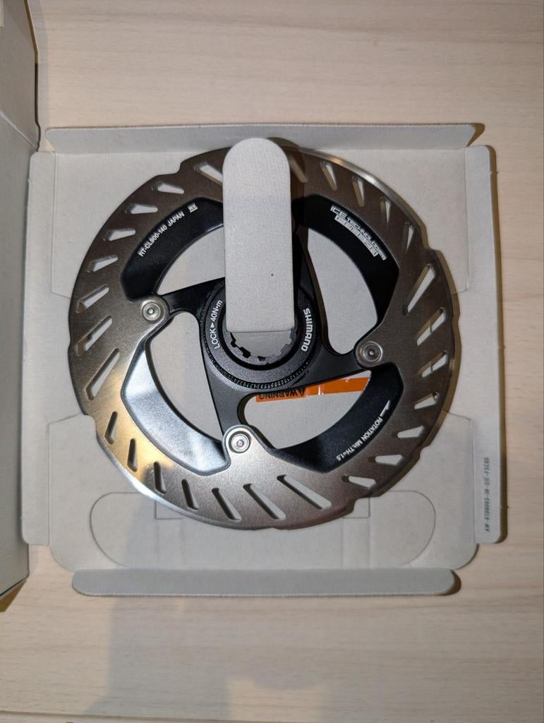 Shimano Dura ace remschijf 140, Ophalen