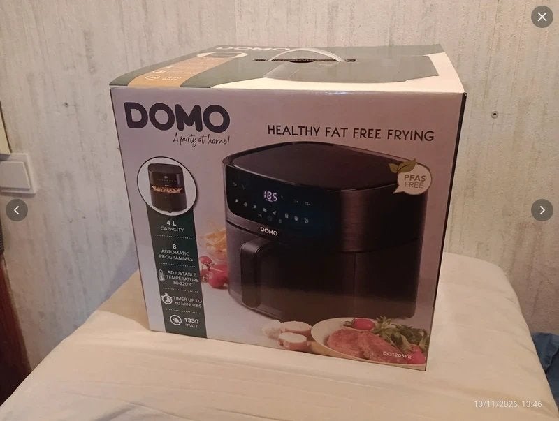 Nieuwe elektrische airfryer, Ophalen of Verzenden, Nieuw, Airfryer