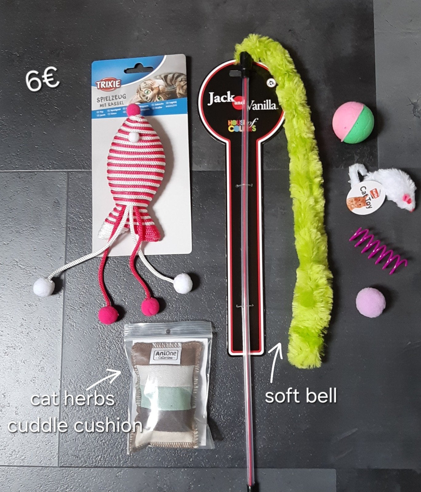 Kattenspeelgoed set, Dieren en Toebehoren, Kattenspeelgoed, Nieuw, Ophalen of Verzenden