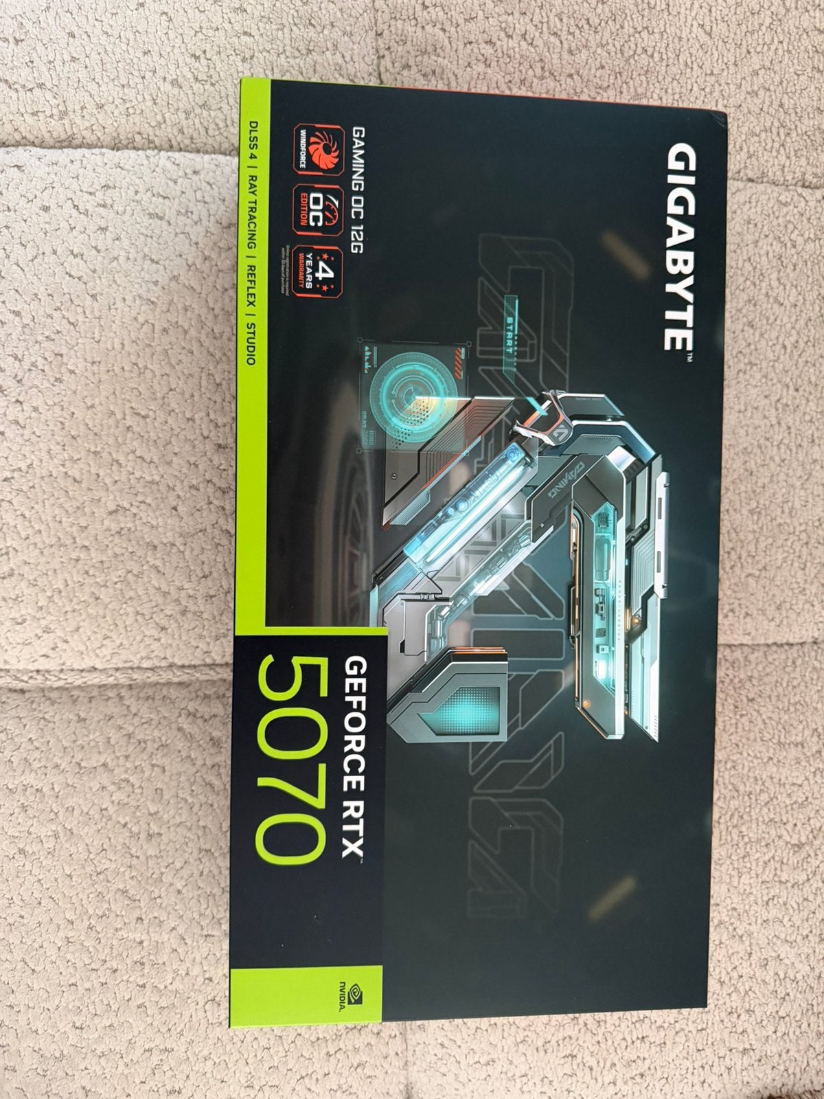 Rtx 5070 gaming OC 12G, Informatique & Logiciels, Enlèvement ou Envoi, Comme neuf