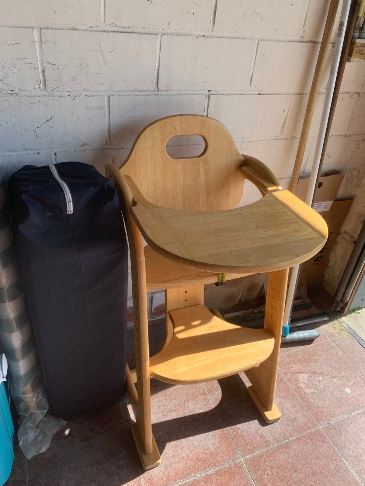 Ensemble kit lit bébé et chaise, Enlèvement, Utilisé