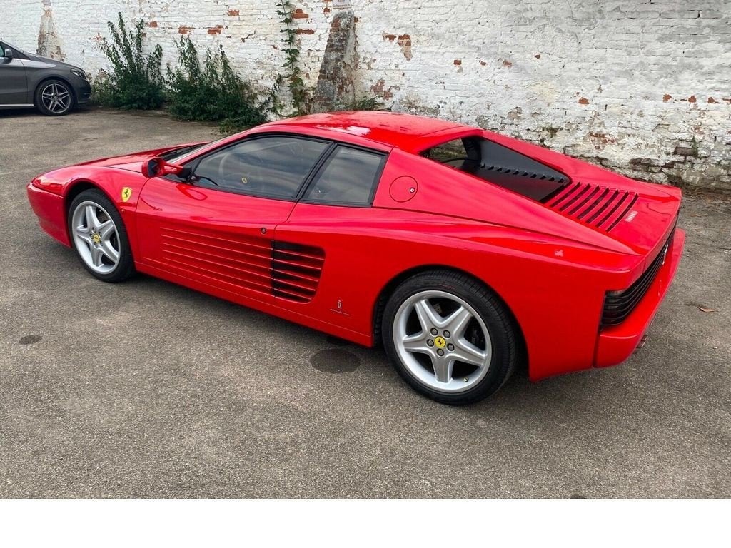 Ferrari 512TR in showroomstaat 1e eig. dealer onderhouden, Autos, Rouge, Achat, Système audio, Boîte manuelle