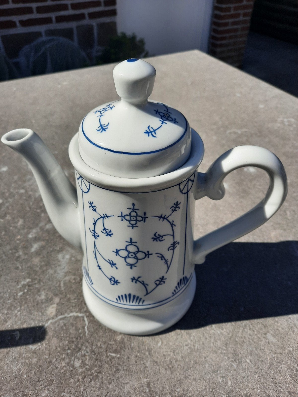 koffiepot Blue saks, motief boch copenhague, Ophalen of Verzenden