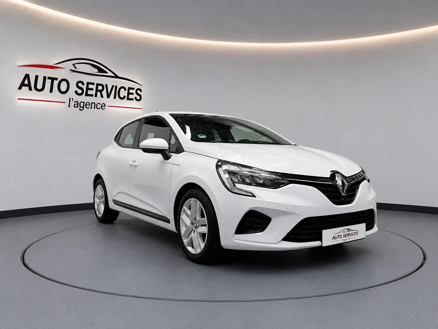 Renault Clio 1.0i SCe Zen GPF (EU6D) (bj 2022), Stof, Gebruikt, Wit, Bedrijf