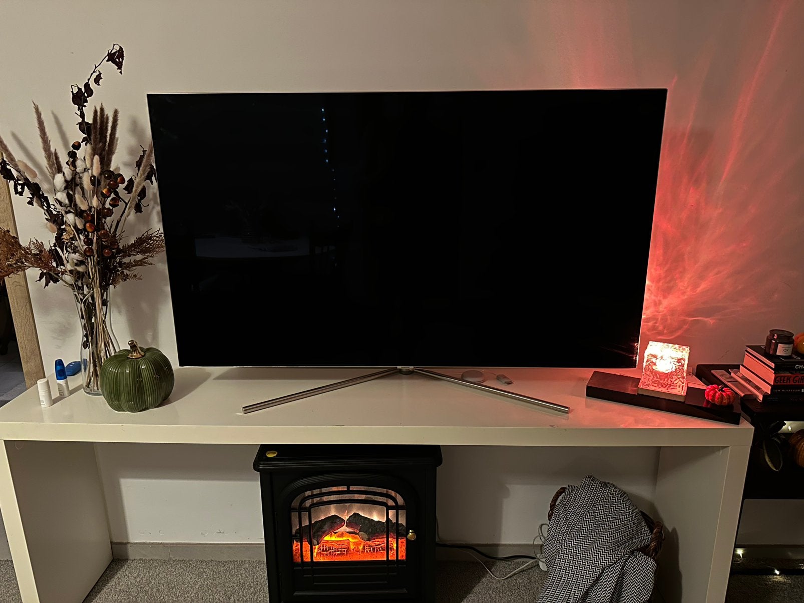 Téléviseur intelligent 4K Samsung QLED 55 pouces, Enlèvement, Comme neuf