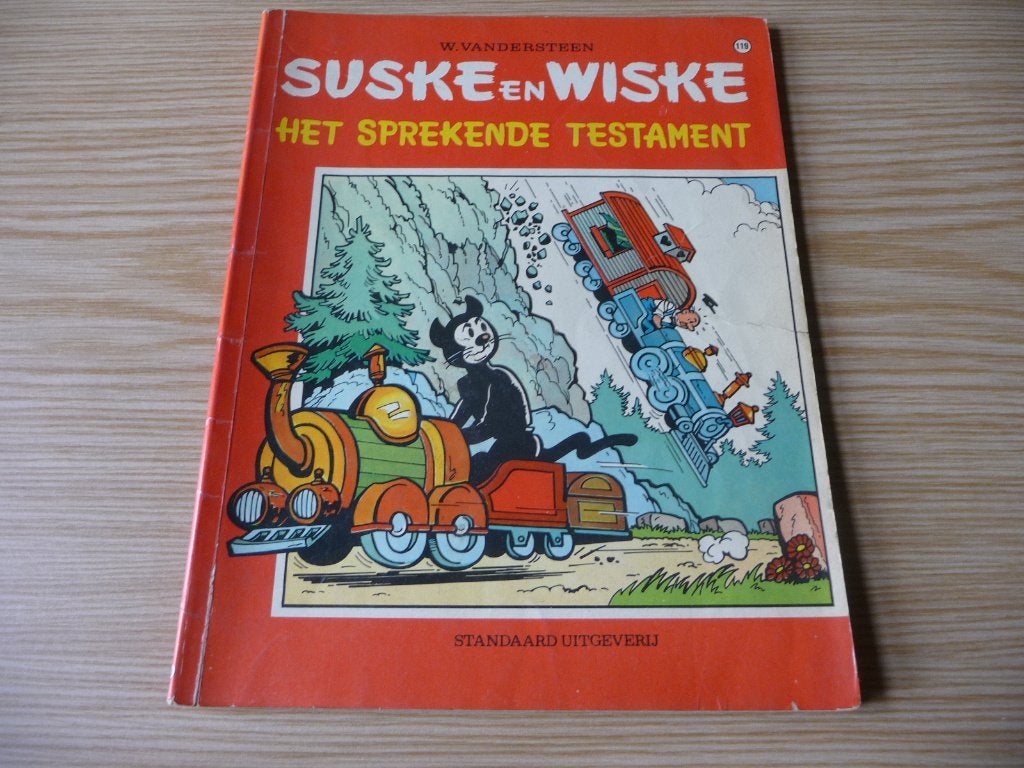 Suske & Wiske 119. Het sprekende testament EERSTE DRUK €5, Boeken, Willy Vandersteen, Eén stripboek, Ophalen of Verzenden, Zo goed als nieuw