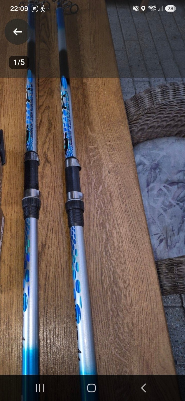 hengels 350 cm WG 40/80 nieuw, Watersport en Boten, Hengelsport | Algemeen, Ophalen of Verzenden, Nieuw, Werphengel