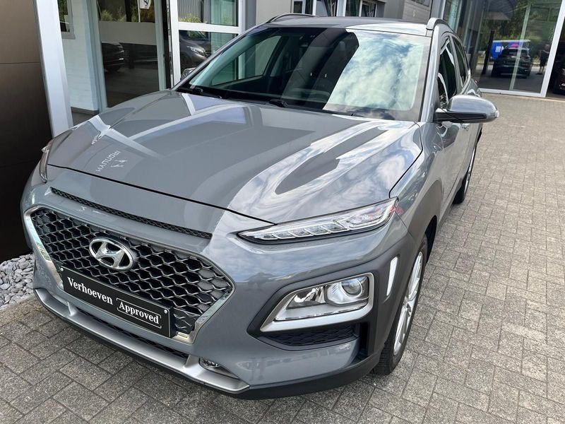 Hyundai KONA T-GDi Twist TechnoPack, Auto's, Voorwielaandrijving, Stof, Gebruikt, Zwart