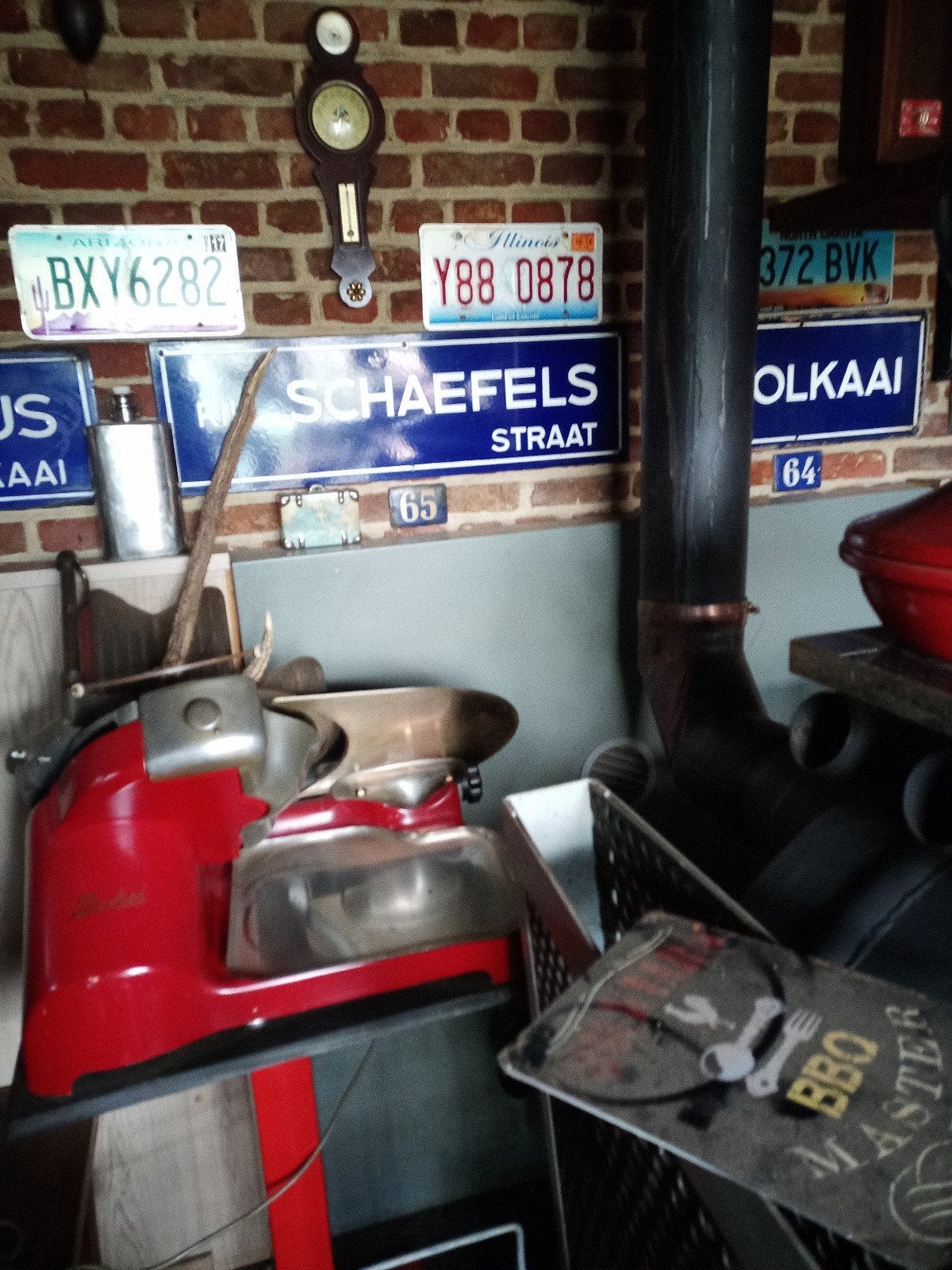 Berkel snijmachine., Snijmachine, Ophalen