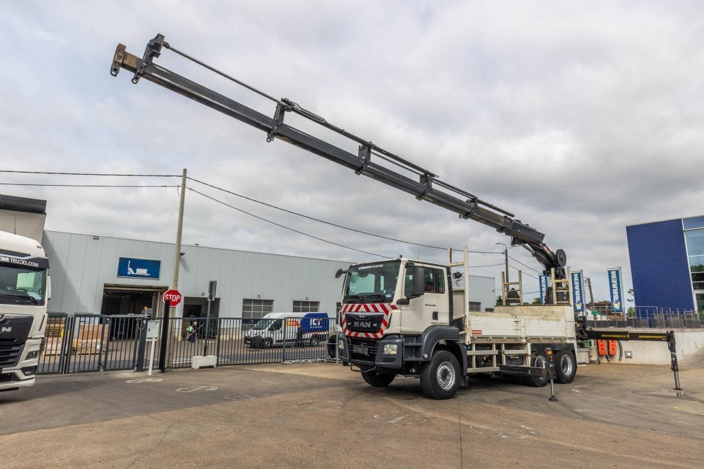 MAN TGS 33.440 BL - HIAB 288 E-5 (bj 2015), 324 kW, Achterwielaandrijving, Euro 6, Wit